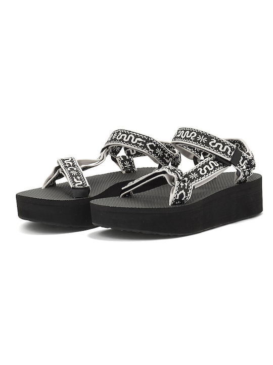 Teva Universal Damen Flache Sandalen Flatforms ...