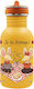 Laken Kinderflasche Aluminium mit Strohhalm Gelb 500ml