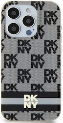 DKNY Pattern Back Cover Plastic Negru (iPhone 14)