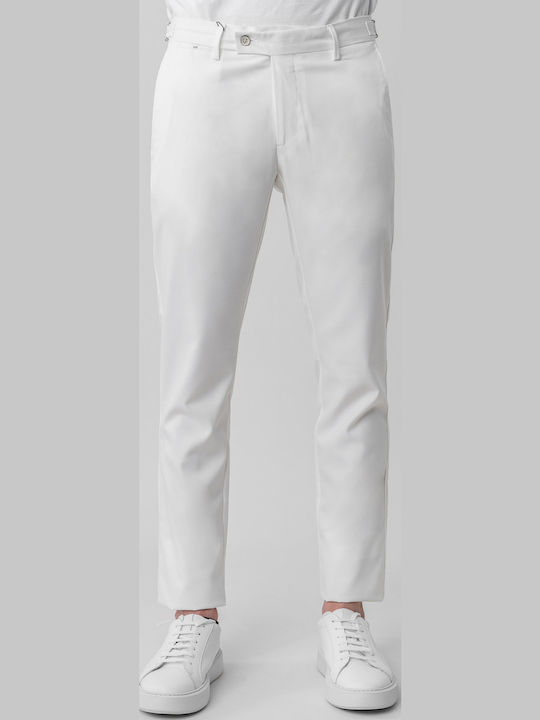 Monte Napoleone Παντελόνι Chino White