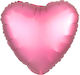 Balloon Foil Valentine's Day Heart Pink 45cm