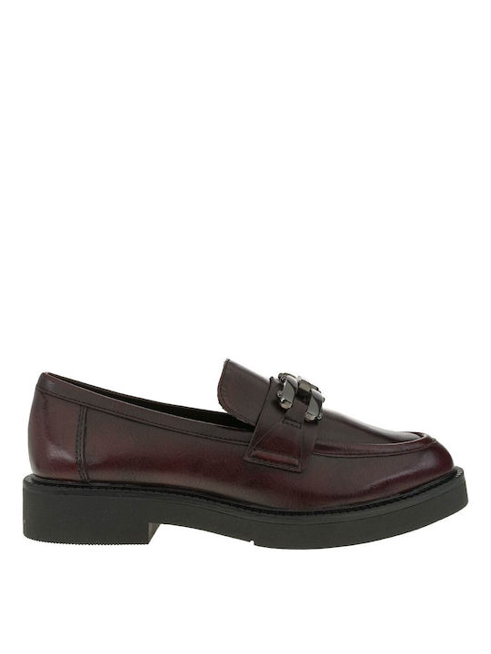 Marco Tozzi Women's Loafers in Burgundy Color