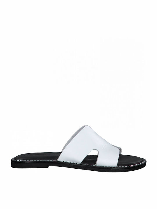 Tamaris Leder Damen Flache Sandalen in Weiß Farbe