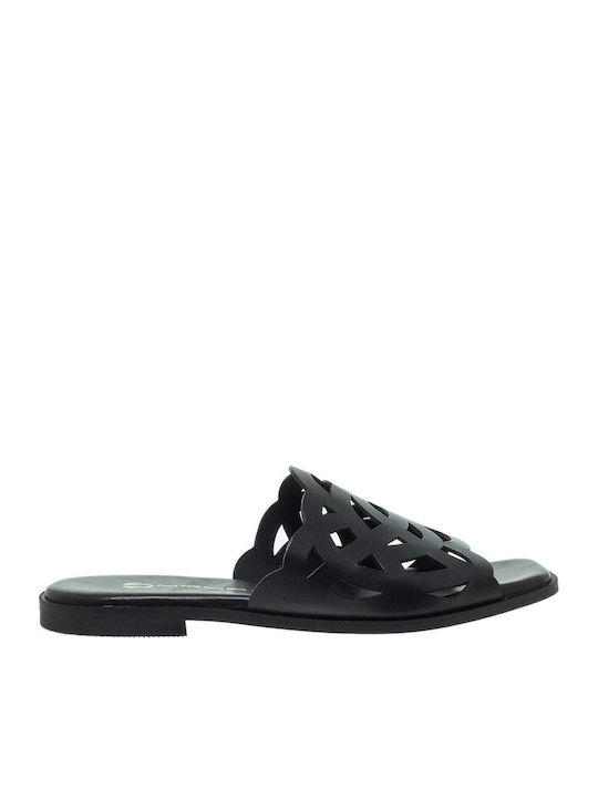 Sandale Casual Damă Din Piele Negre