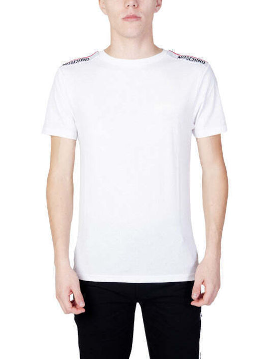 Moschino Ανδρικό T-shirt Κοντομάνικο Λευκό