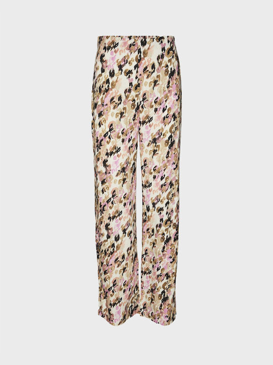 Vero Moda Women's High-waisted Fabric Trousers ...