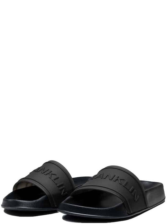 D.Franklin Men's Slides Black