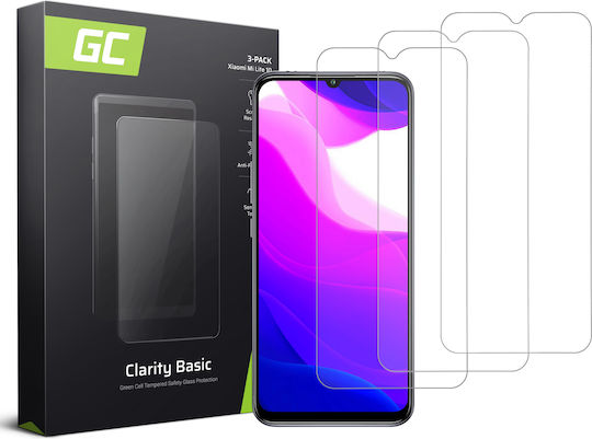 Green Cell Tempered Glass (Mi 10 Lite)