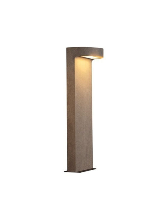 Zambelis Lights Zambelis Lights Außenstehlampen LED 8W mit Warmes Weiß Licht IP65 Graues