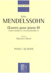 Lucrări pentru pian Mendelssohn III