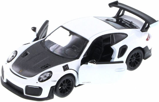 Kinsmart 1:36 Μεταλλικό Porsche 911 Gt2 Rs Άσπρο Ανοιγόμενες Πόρτες Kt5408c