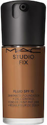 M.A.C Studio Fix Лилаво/бяло SPF15 NC60 30мл