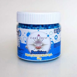 Open Blue Shiny Pearls 4mm Pearlicious 80g