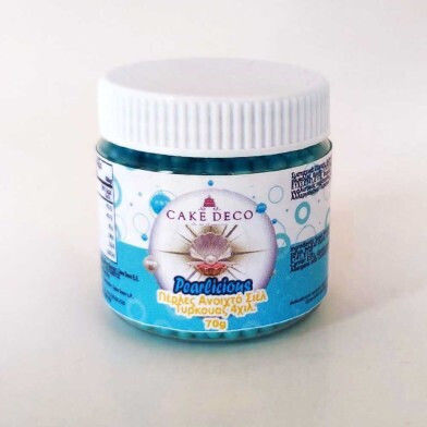 Ciel-Licht Türkis Glänzende Perlen 4mm 80g Perlenschön