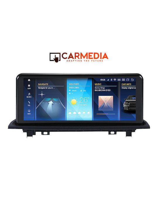 Carmedia Car-Audiosystem 2DIN (Bluetooth/USB/WiFi/GPS) mit Touchscreen 10.25"