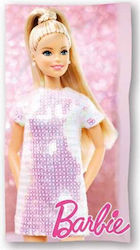 Cerda Kids Beach Towel Pink Barbie 140x70cm