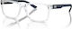 Armani Exchange Transparent Plastic Eyeglass Frame AX3016 8033