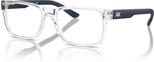 Armani Exchange Transparent Plastic Eyeglass Frame AX3016 8033