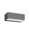 VK Lighting Επιτοίχιο Εξωτερικό Φωτιστικό LED IP65 20W 23x9x10.1εκ.