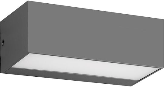 VK Lighting Επιτοίχιο Εξωτερικό Φωτιστικό LED IP65 20W 23x9x10.1εκ.