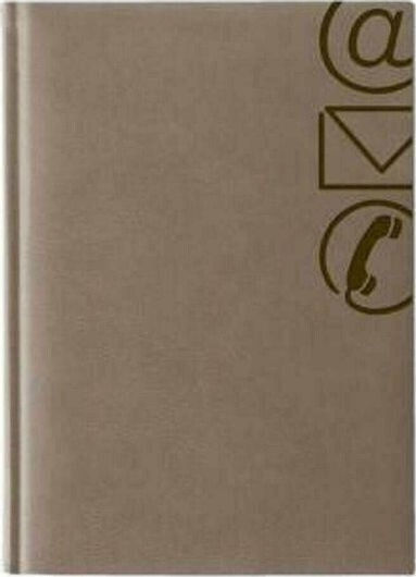 THeofylaktos Arizona Phone Directory with Greek Alphabet Beige 7x14cm