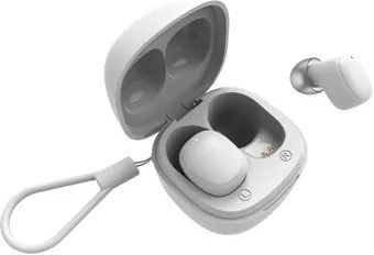 Blue Star Mini A19 In-ear Bluetooth Handsfree Ακουστικά με Θήκη Φόρτισης Λευκά