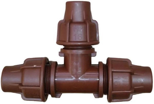 Technoplastic 1134/1616 Ταφ Σωλήνων Ποτίσματος Τύπου Lock 16mm Καφέ