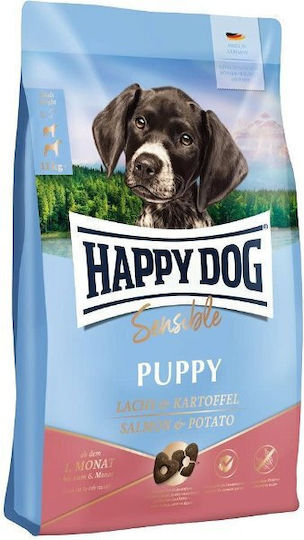 Happy Dog Sensible 1kg Dry Food Diet for Puppies with Salmon and Poultry