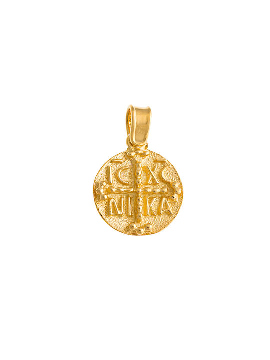 Gravur 14k Gold Constantinato Charm