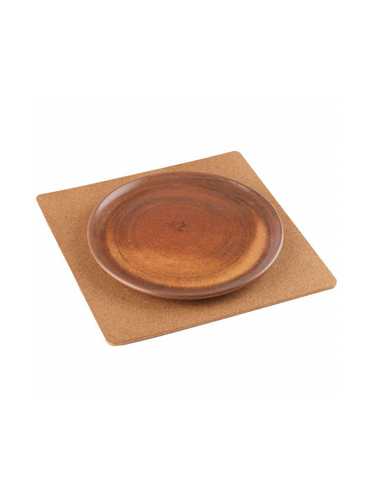 Cork Placemats Brown 30x30cm 2pcs