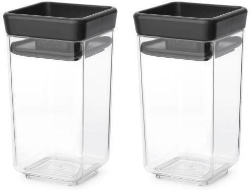 Brabantia Ваза за Обща Употреба с Капак Пластмасова Сива 150ml 1 Брой