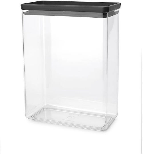 Brabantia Кутия за Обща Употреба с Капак Пластмасова Сива 5400ml