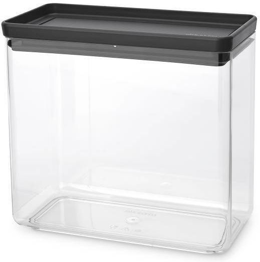 Brabantia General Use Box with Lid Plastic Grey 3500ml