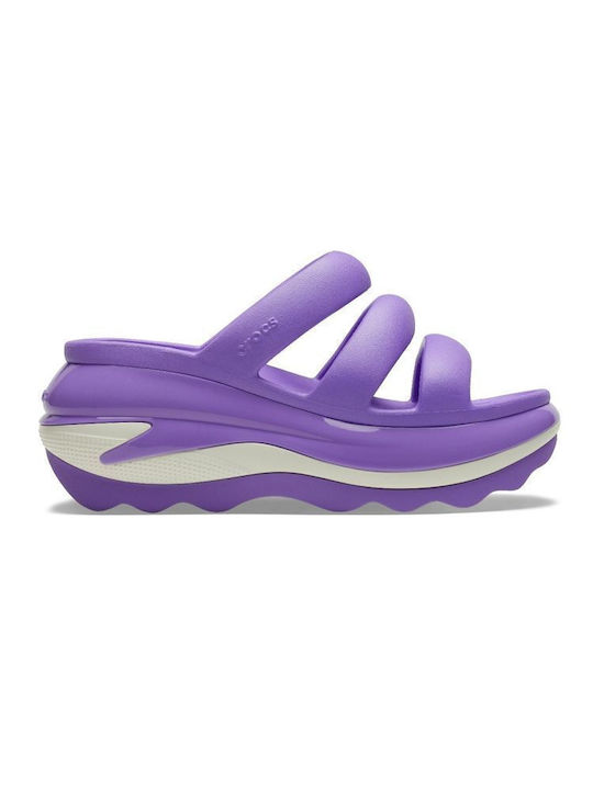 Crocs Mega Crush Women's Platform Shoes Purple