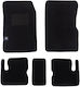 Autopataki Set of Front and Rear Mats 5pcs for Opel Kadett Black