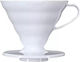 Hario Drip V60-02 Coffee Dripper Πλαστικό Λευκό