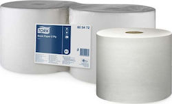 Tork Basic Reinigungspapiere Rolle 400m Weiße 2Stück 605472 Tork Basic Reinigungspapiere Rolle 400m Weiße 2Stück 605472