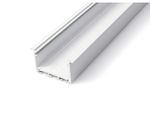 Lumines External LED Strip Aluminum Profile with Transparent Cover 100x5.1x3cm