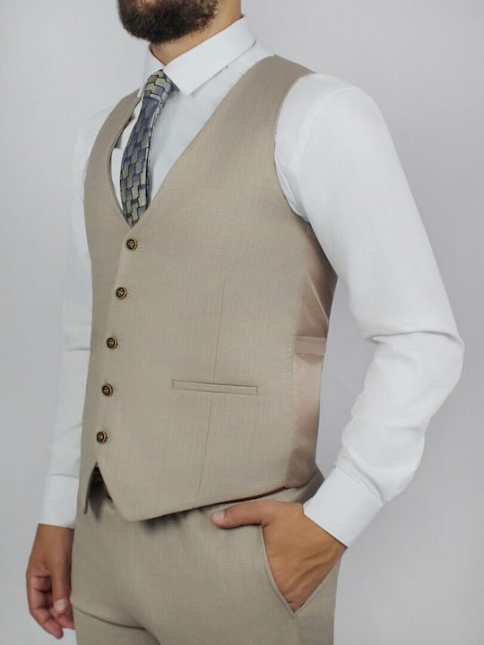 RIC. Men's Vest Beige