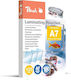 Peach Glossy Laminating Sheets A7 125 Microns 100 Pieces