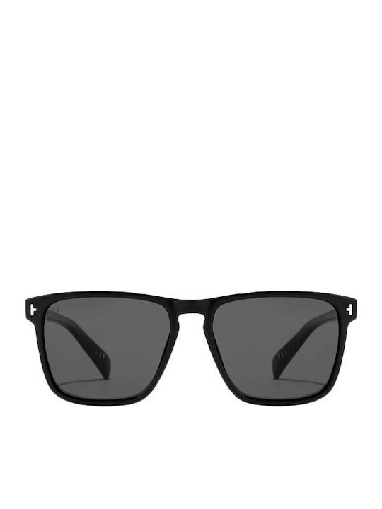 Hawkers Dust Unisex Γυαλιά Ηλίου με Μαύρο Κοκκάλινο Σκελετό και Μαύρο Polarized Φακό HDUS23BBTP