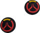 Thumb Grips Ps5 Ps4 Xbox Switch Pro Overwatch Black Red 2τμχ