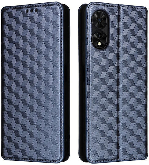 Imprinted Rhombus Buchen Sie Blau (TCL 50 5G)