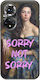 Vintage Lady Sorry Not Sorry Huawei Nova 9 Black Tpu Μαύρη Σιλικόνη