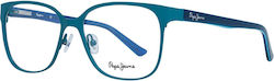 Pepe Jeans Women's Metal Blue Light Blocking Glasses in Blue Color