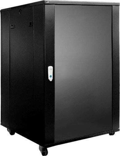 Caymon Επιδαπέδια Καμπίνα Rack 18U Μαύρο SPR618