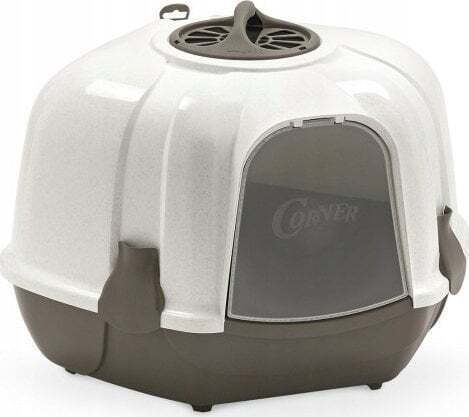 Barry King Cat Toilet Closed for Corner Brown L54 x W38.5 x H38cm