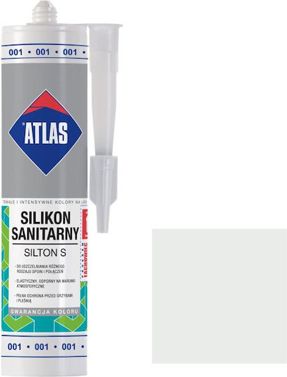 Atlas Filtri Silikon-Dichtungsmittel Schimmelresistent Weiß 1Stück