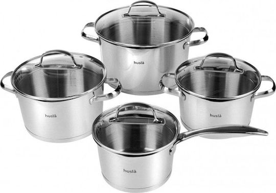 Husla Altom Edelstahl Töpfe Set 4-teilig