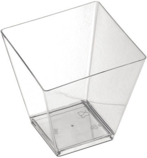 Plastic Pahar Transparent Bol Rombo Ps 90cc